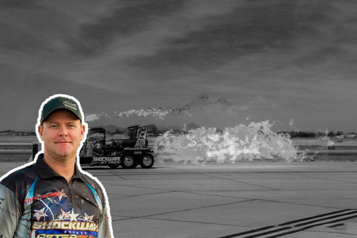 SHOCKWAVE Jet Truck Pilot, Chris Darnell, died in a fatal air show accident, 40