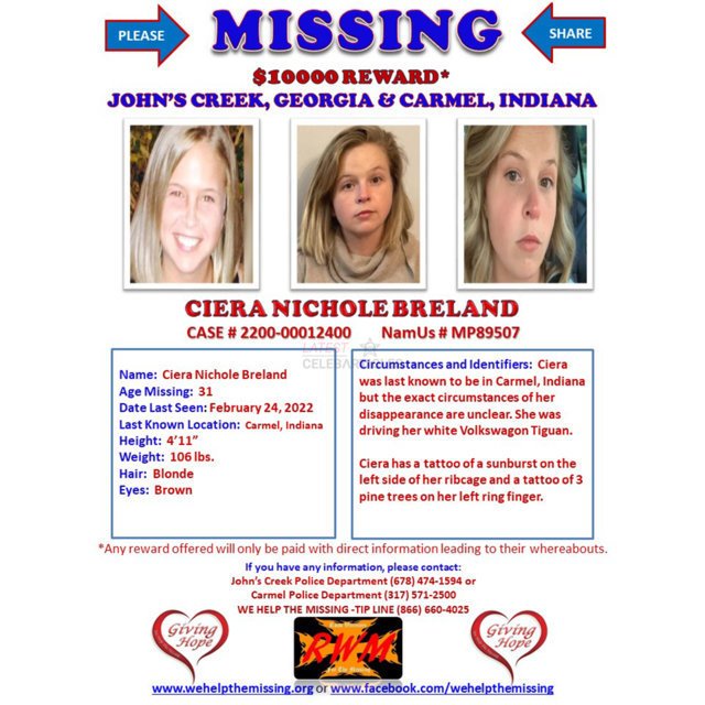 Ciera Breland Missing
